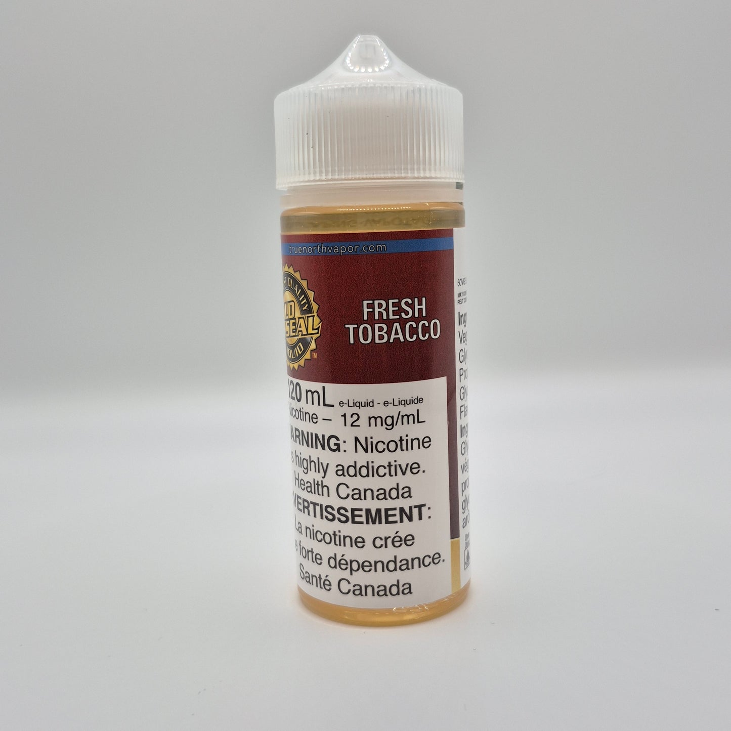 Gold Seal E-liquid - 120mL Freebase