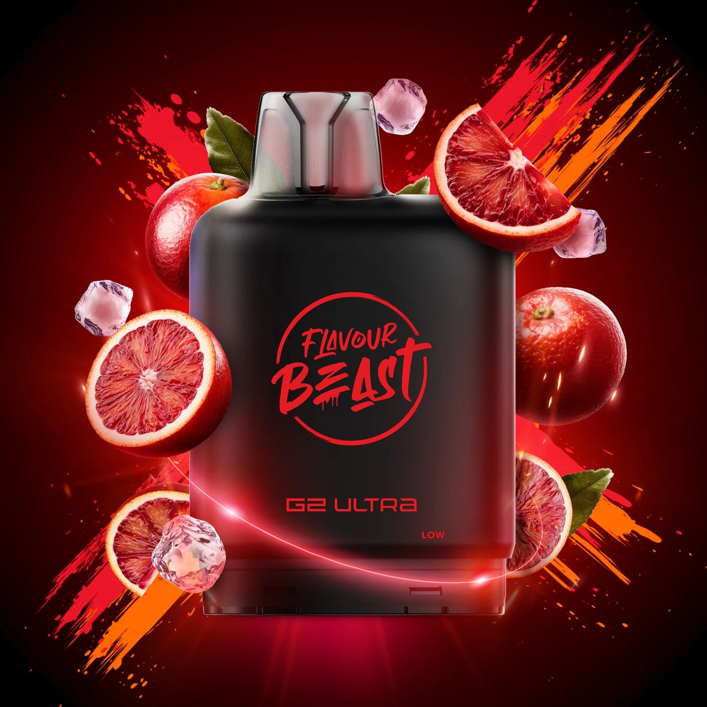 Flavour Beast Unleashed Level X Boost G2 ULTRA Pod -BANGIN BLOOD ORANGE