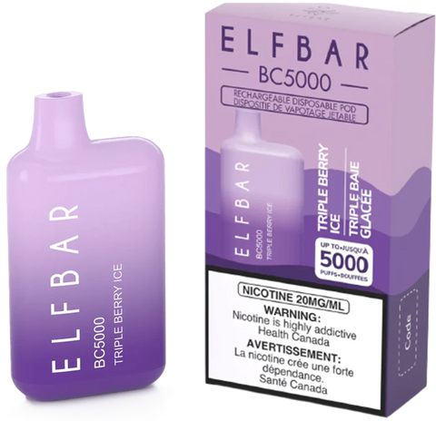 ELF BAR BC5000 DISPOSABLE - TRIPLE BERRY ICE