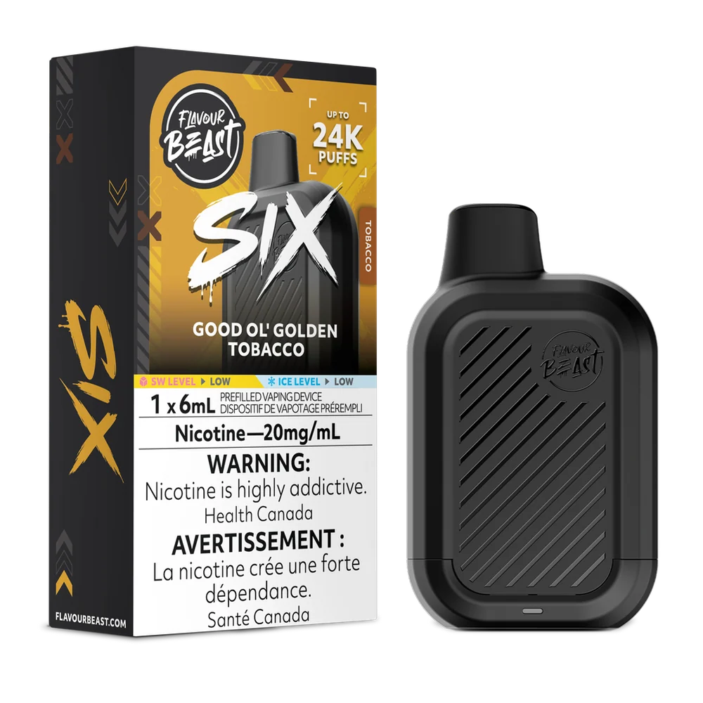Flavour Beast SIX 24K Disposables