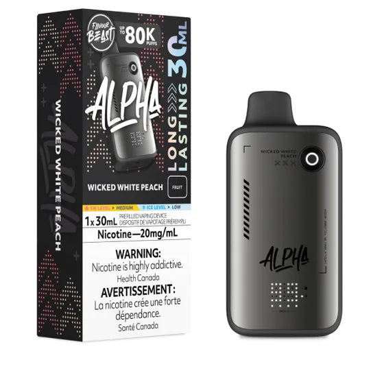 Flavour Beast Alpha 80k - Wicked White Peach