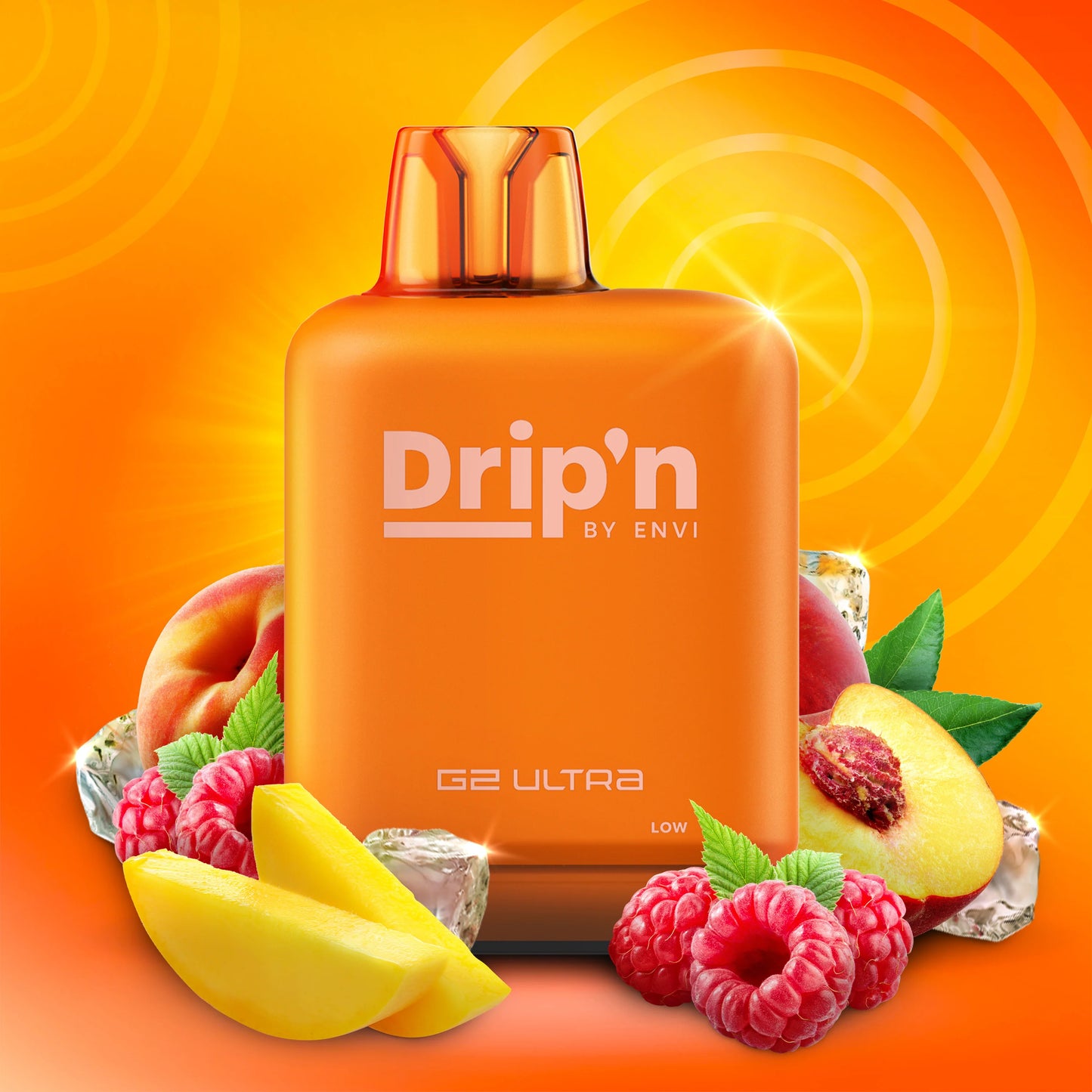 Drip'n Raspberry Peach Mango Ice - Level X G2 Ultra Pod