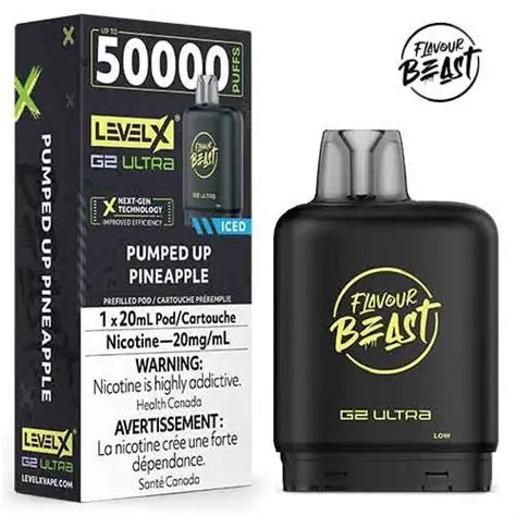 Flavour Beast Level X G2 Ultra Pod - PUMPED UP PINEAPPLE