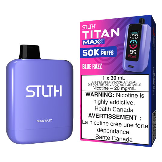 North Blue Raspberry Vape NORTH 5000 Puffs (10 Pack) STLTH TITAN MAX 50K BLUE RAZZ DISPOSABLE True North Vapor North Blue Raspberry Vape NORTH 5000 Puffs (10 Pack) STLTH TITAN MAX 50K BLUE RAZZ DISPOSABLE True North Vapor