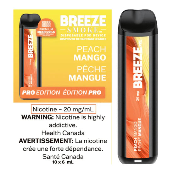 BREEZE PRO DISPOSABLE - PEACH MANGO