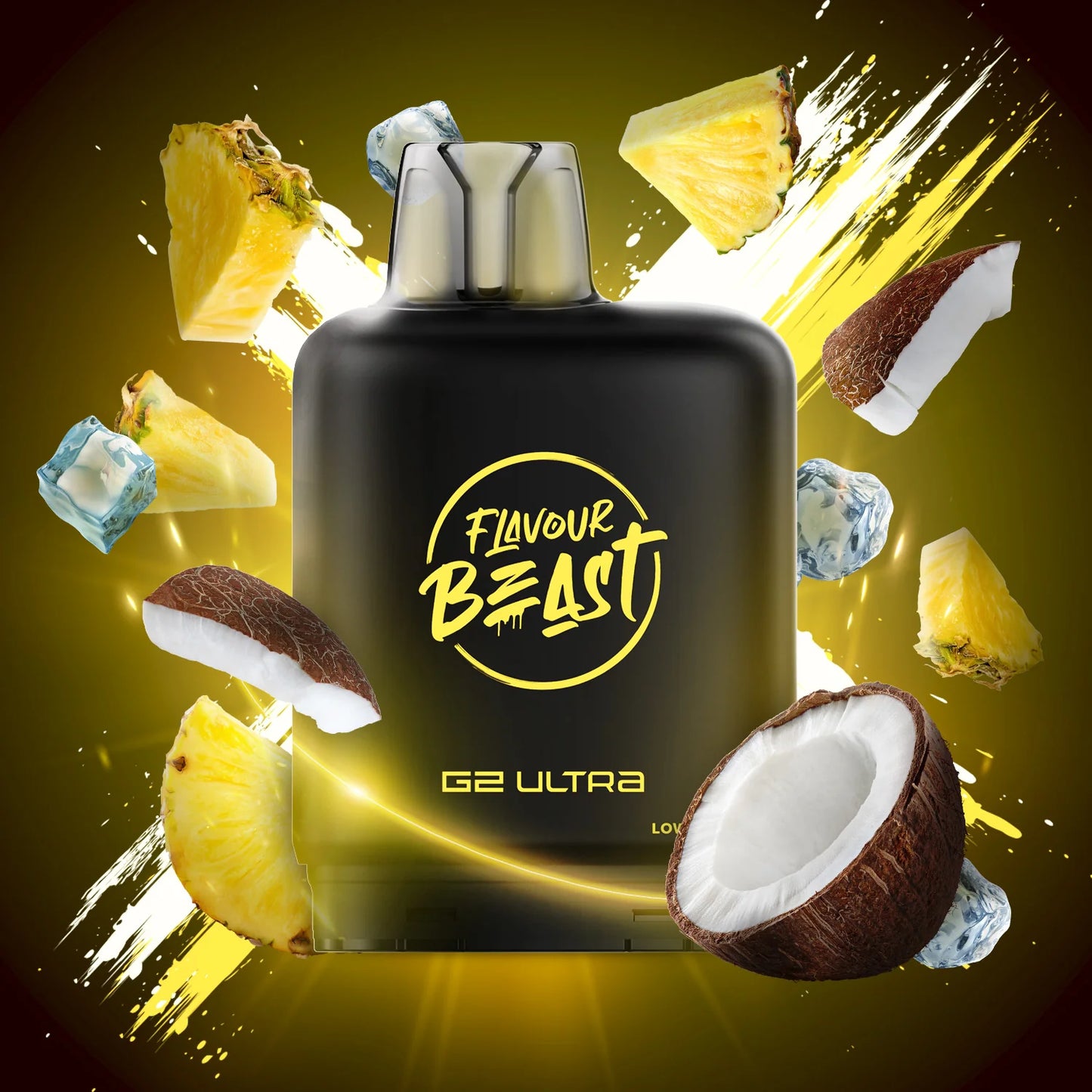 Flavour Beast Unleashed Level X Boost G2 ULTRA Pod - PINEAPPLE COCONUT ICE