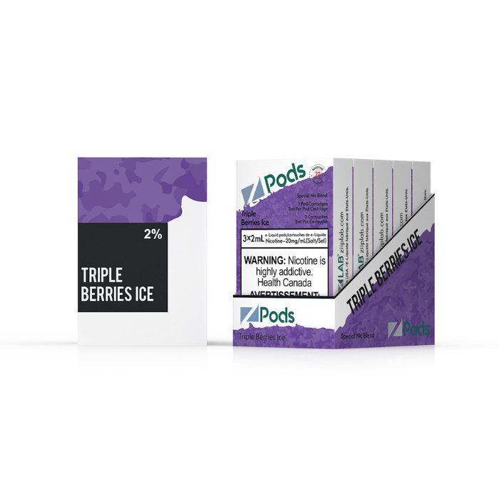 S Compatible Pod Pack - TRIPLE BERRY ICE 3/PK
