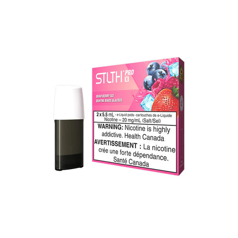 STLTH PRO X Pod Pack - Quad Berry Ice 2/pk