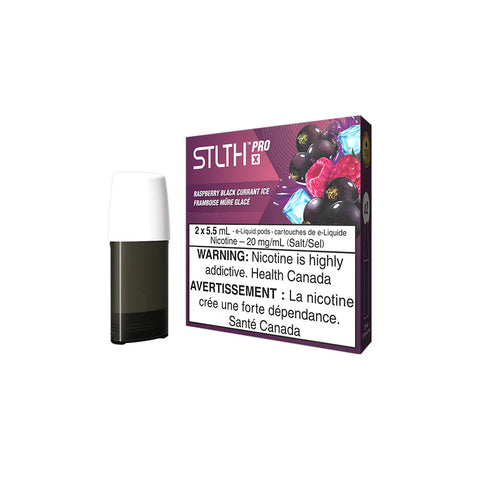 STLTH PRO X Pod Pack - Raspberry Black Currant Ice 2/pk