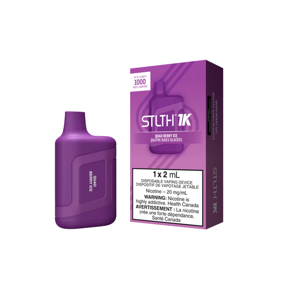 STLTH 1K QUAD BERRY ICE DISPOSABLE