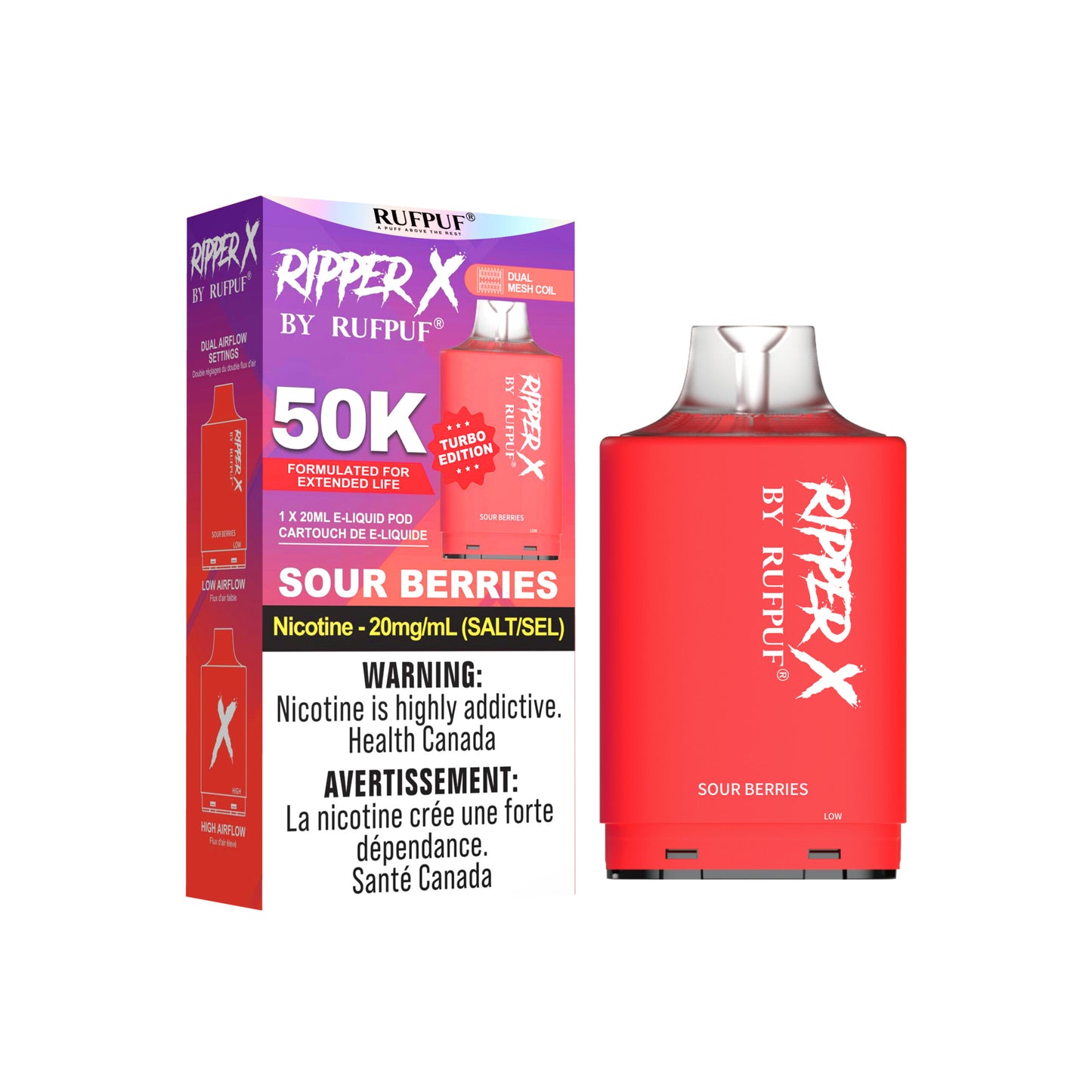 Ripper X 50K Pod - Sour Berries