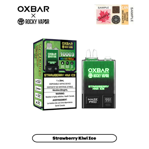 Rocky Vapor OXBAR MAZE PRO 10K - Strawberry Kiwi Ice