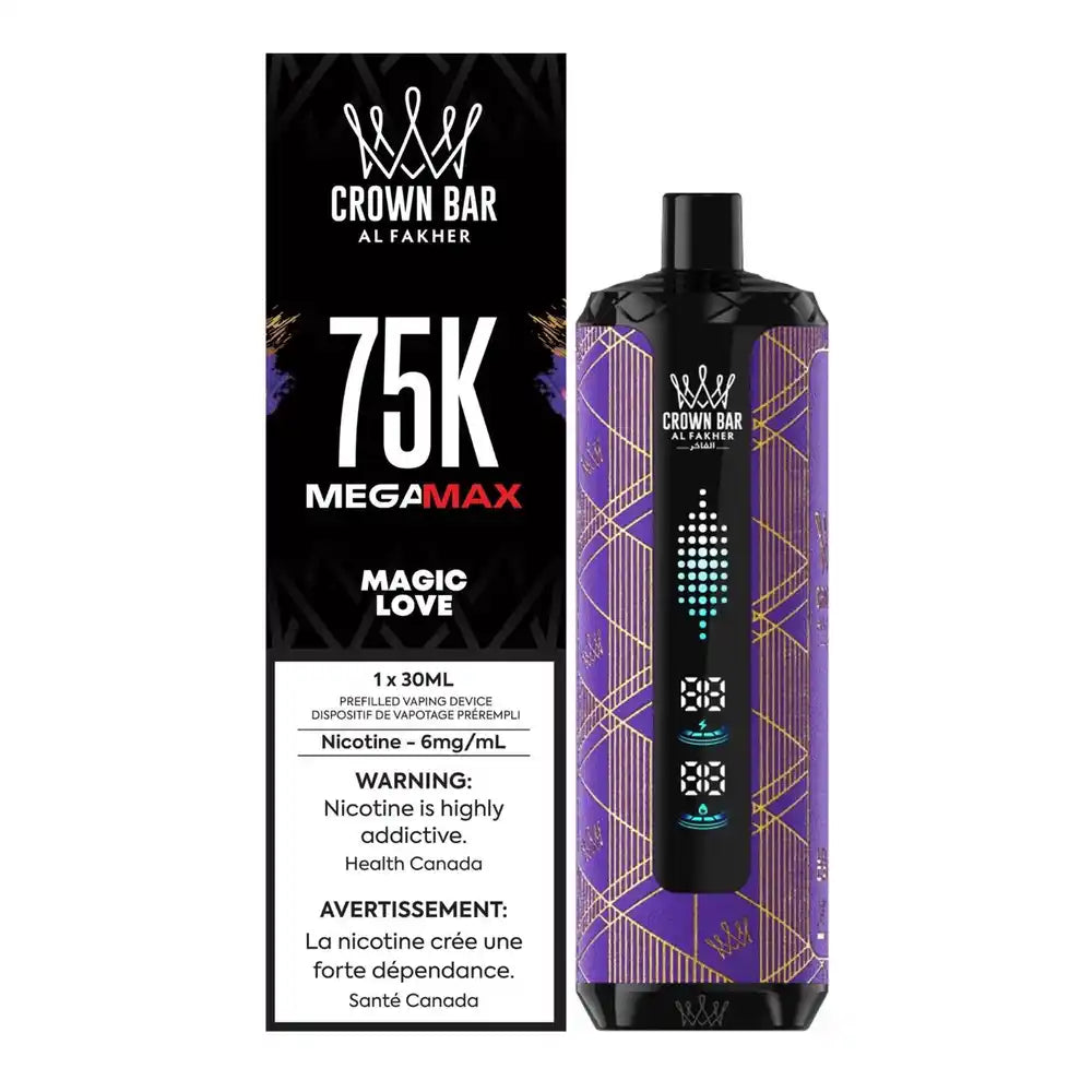 Crown Bar 75K Mega Max Disposables