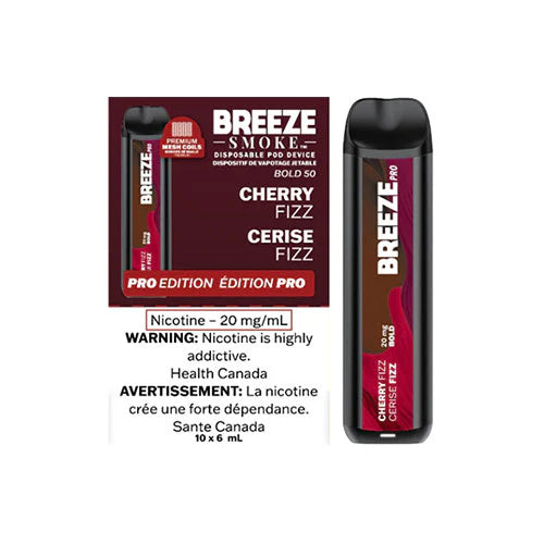 BREEZE PRO DISPOSABLE - CHERRY FIZZ True North Vapor BREEZE PRO DISPOSABLE - CHERRY FIZZ True North Vapor
