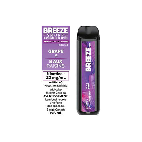 BREEZE PRO DISPOSABLE - GRAPE S True North Vapor BREEZE PRO DISPOSABLE - GRAPE S True North Vapor