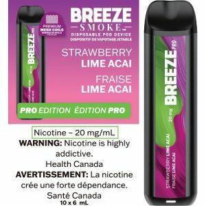 BREEZE PRO DISPOSABLE - STRAWBERRY LIME ACAI True North Vapor BREEZE PRO DISPOSABLE - STRAWBERRY LIME ACAI True North Vapor