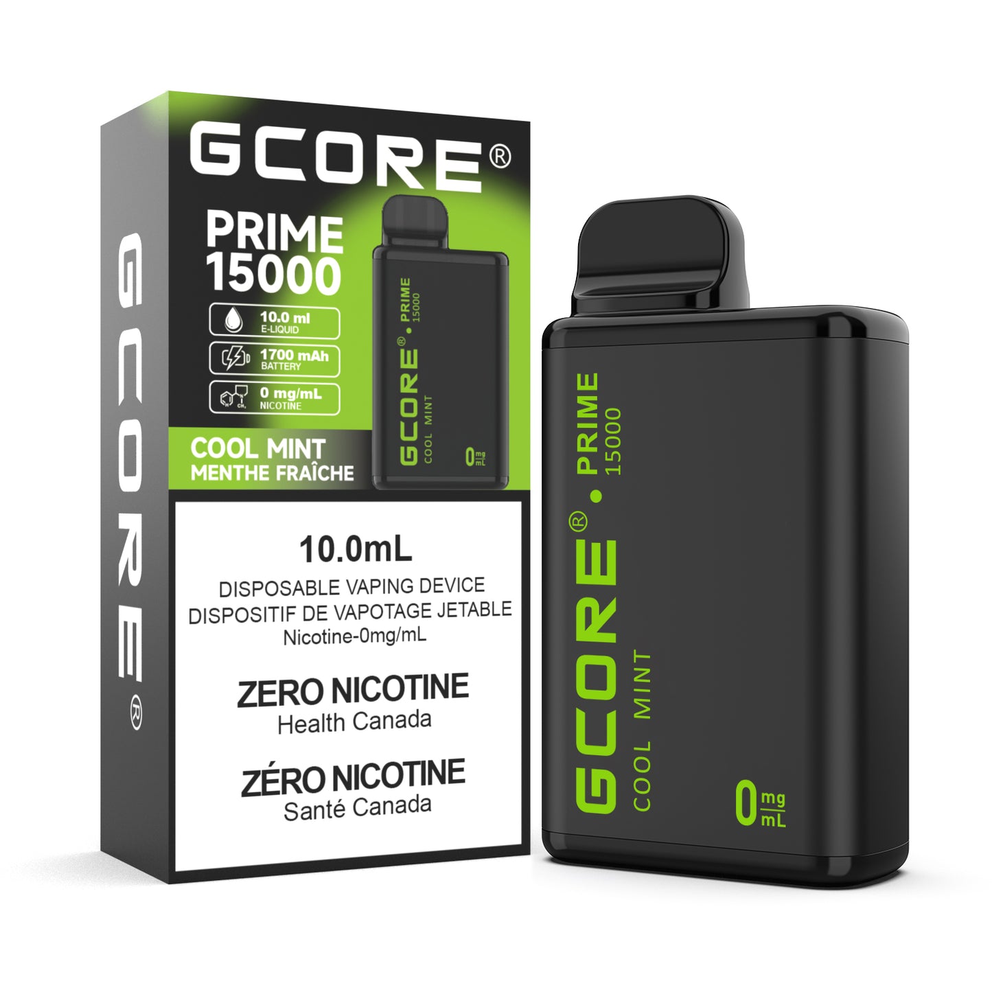 Gcore Prime 15K NICOTINE FREE - Cool Mint