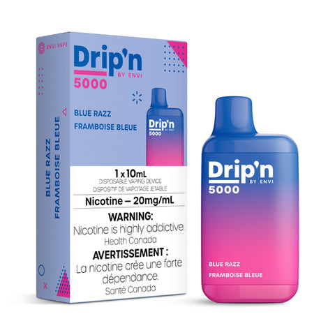 Drip'N by Envi 5k Disposable - Blue Razz