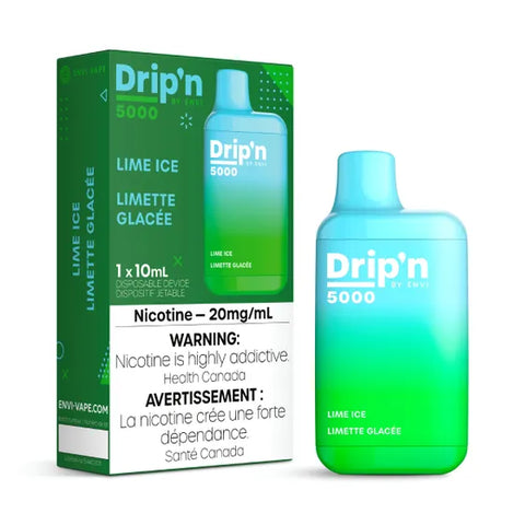 Drip'N by Envi 5k Disposable - Lime Ice