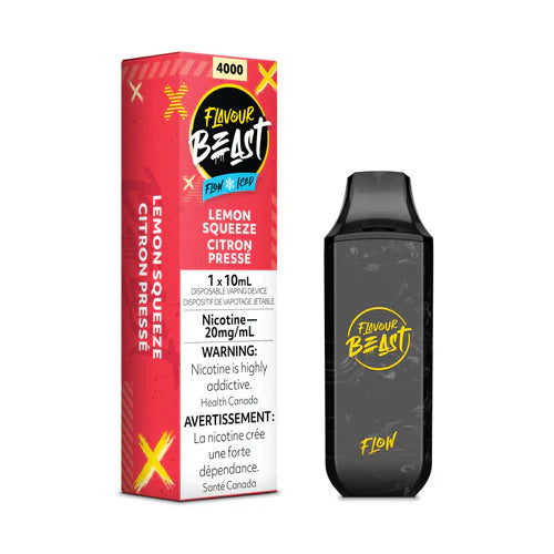Flavour Beast Flow 4K Jetable - Citron Squeeze Glacé