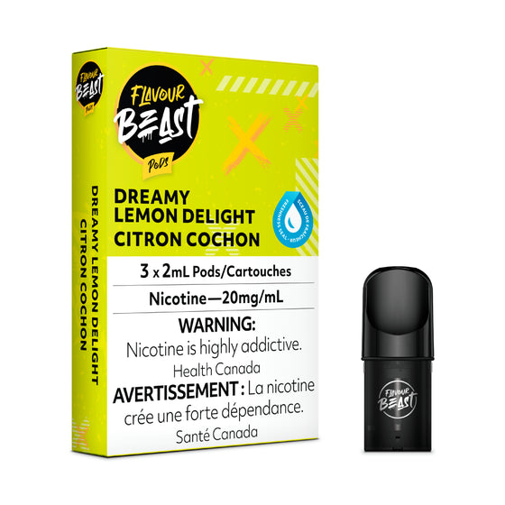 Pack de dosettes Flavour Beast - Délice de citron onirique, 3/paquet