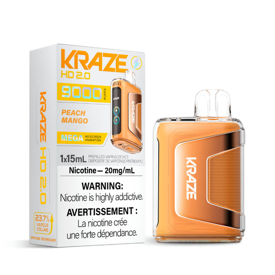 Kraze HD 2.0 Disposable - Peach Mango