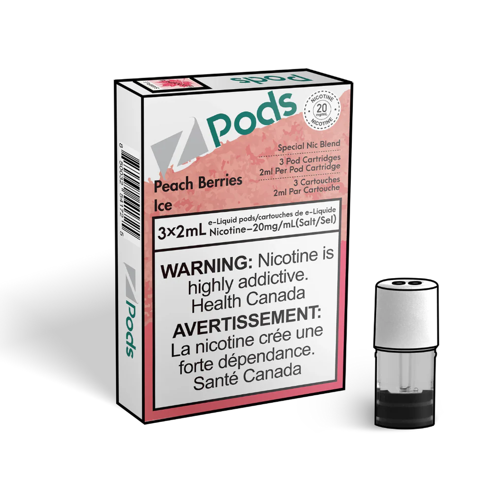 Peach Berries Ice - S Compatible Pods