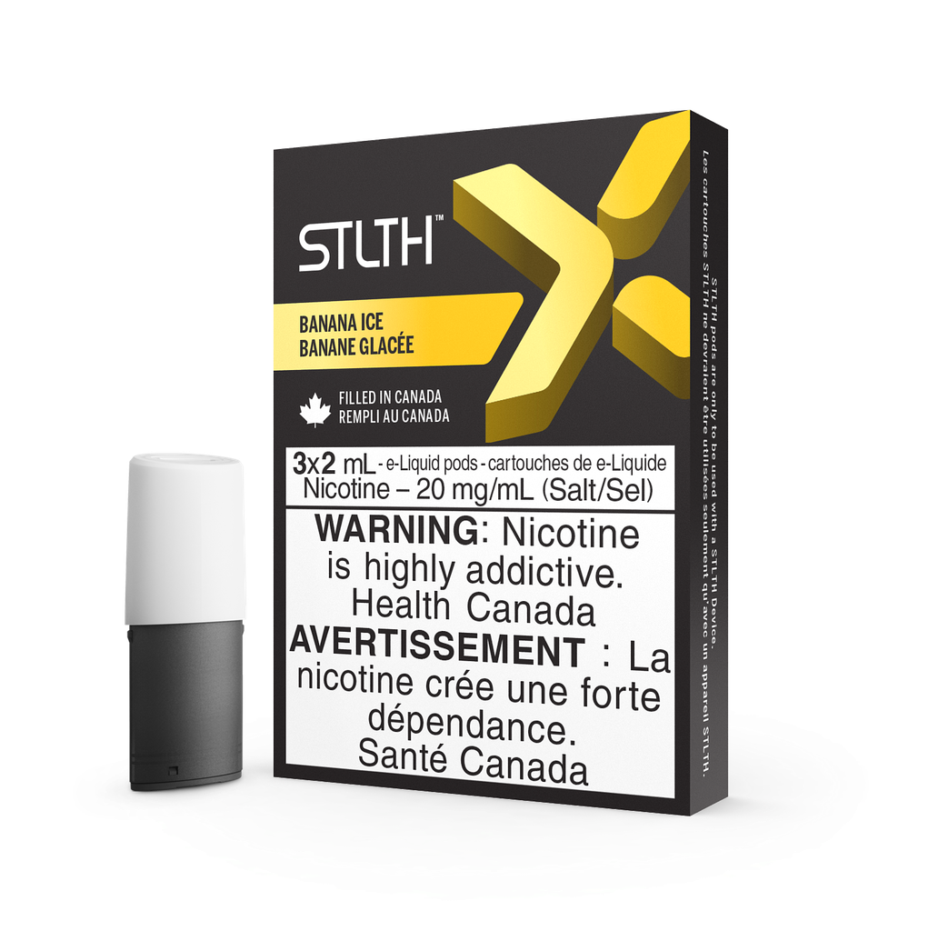STLTH X Pod Pack - Banana Ice 3/PK