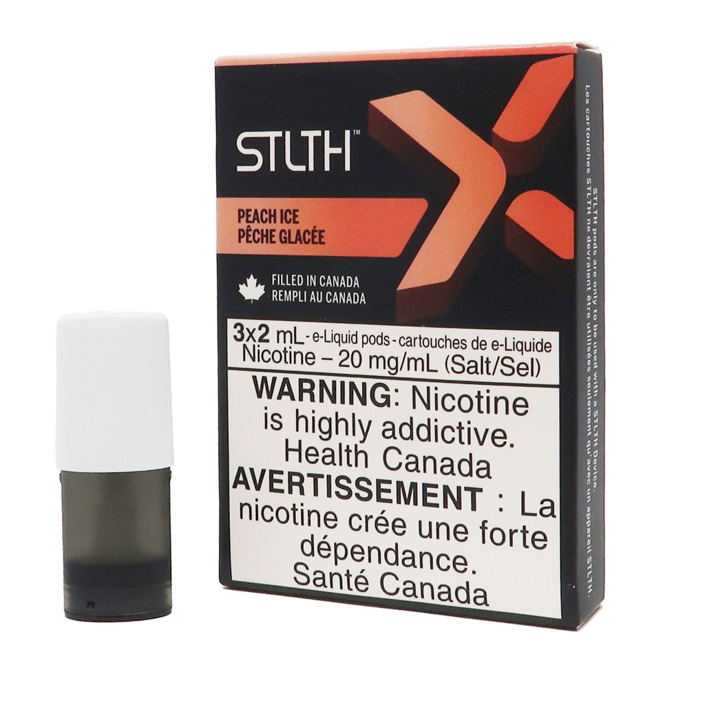 STLTH X Pod Pack - Peach Ice 3/PK True North Vapor STLTH X Pod Pack - Peach Ice 3/PK True North Vapor