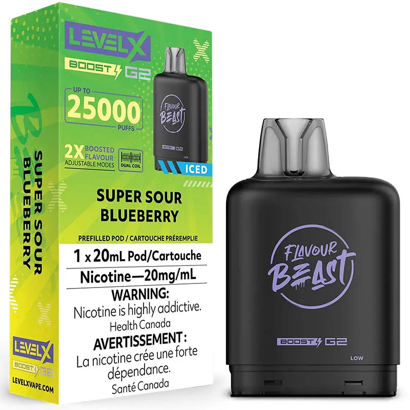 Level X G2 Boost 25K Super Sour Series