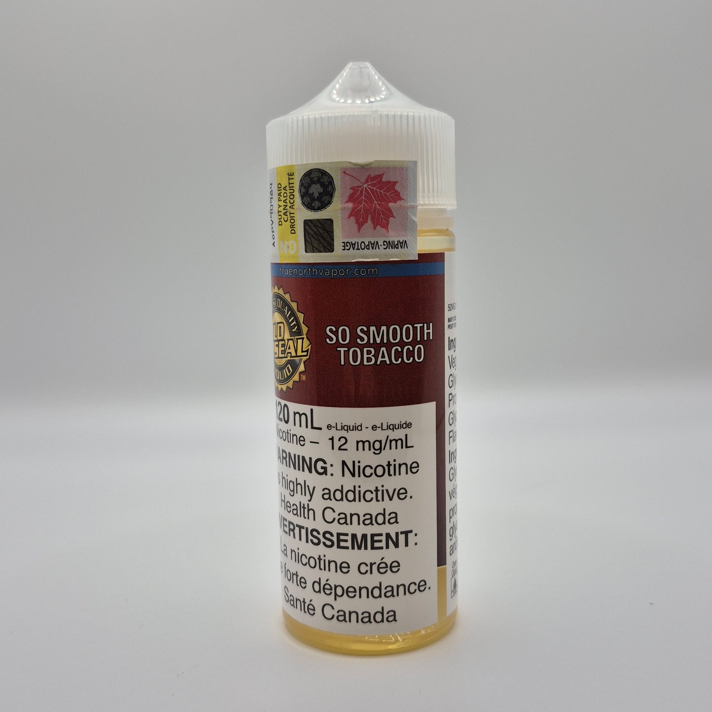 Gold Seal E-liquid - 120mL Freebase