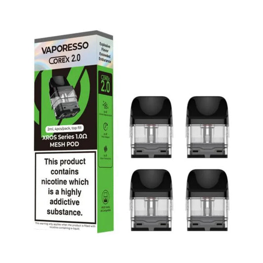 Vaporesso Xros Pro and Xros Replacement Pods 4/pk (CRC)