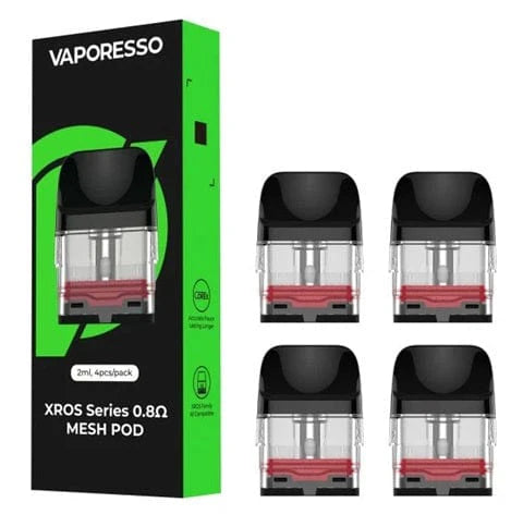 (3ml) Vaporesso Xros Pro and Xros Replacement Pods 4/pk