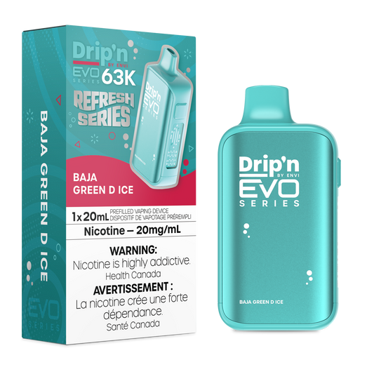 Drip'n by Envi EVO Series 63K Disposable - Baja Green D Ice