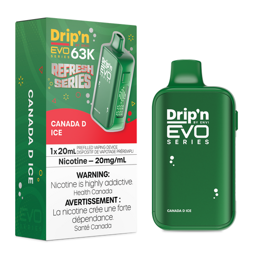 Drip'n by Envi EVO Series 63K Disposable - Canada D Ice