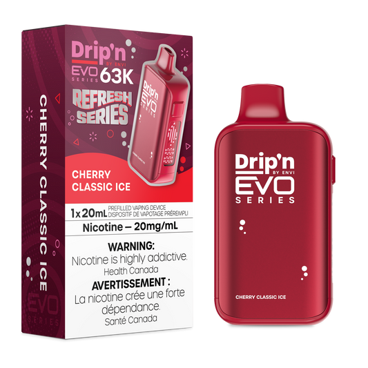 Drip'n by Envi EVO Series 63K Disposable - Cherry Classic Ice