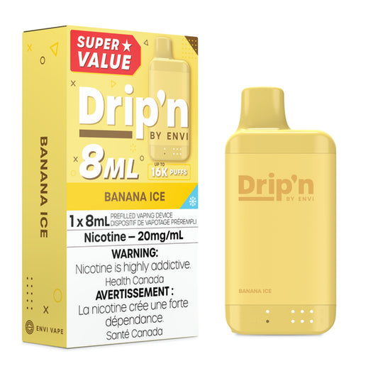 Drip'N by Envi 16K Disposable - Banana Ice
