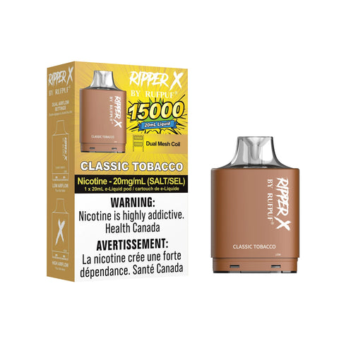 Ripper X 15K Pod - Classic Tobacco