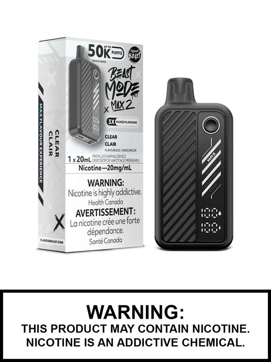50K Beast Mode Max 2 Disposable - Clear
