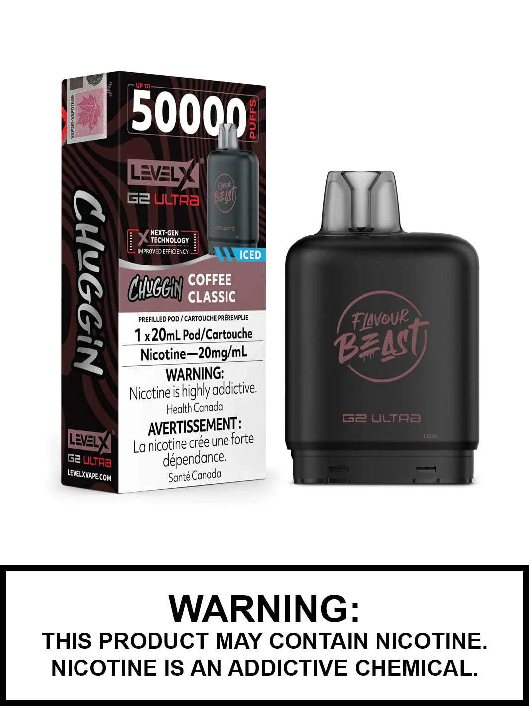 Flavour Beast Unleashed Level X G2 ULTRA Pod - Coffee Classic