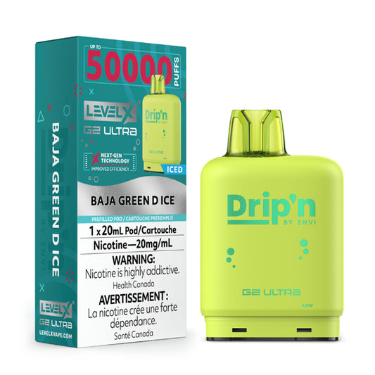 Drip'n Baja Green D Ice - Level X G2 Ultra Pod