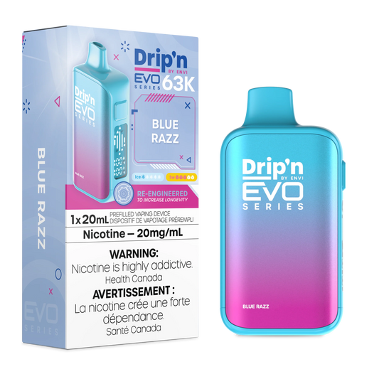 Drip'n by Envi EVO Series 63K Disposable - Blue Razz