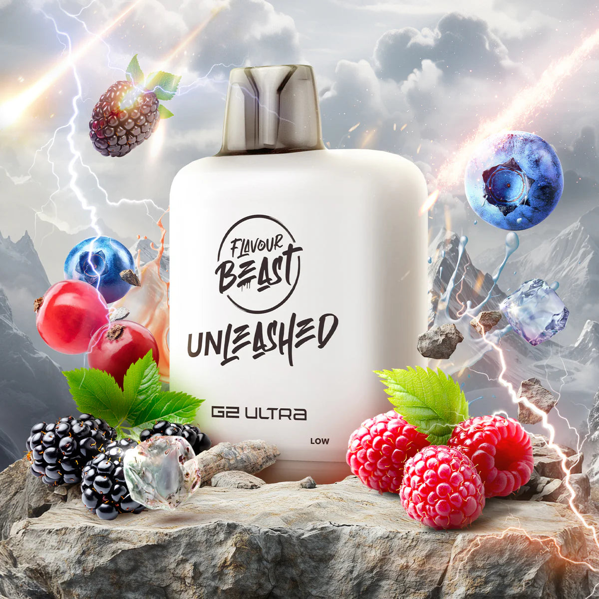 Flavour Beast Unleashed Level X Boost G2 ULTRA Pod -EPIC BERRY SWIRL ICED