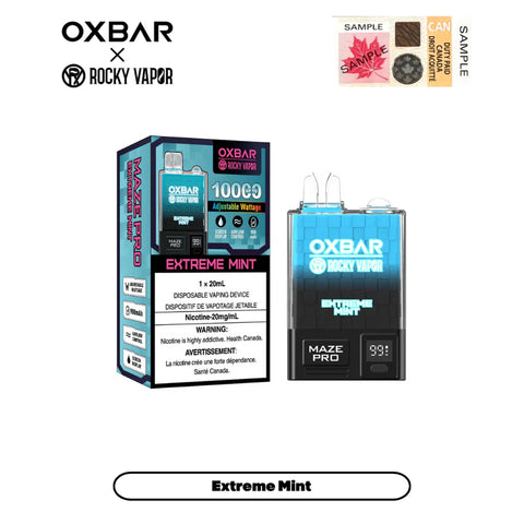 Rocky Vapor OXBAR MAZE PRO 10K - Extreme Mint