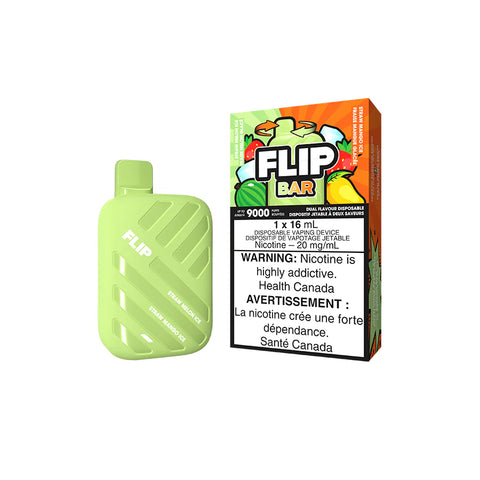 Flip Bar Disposable -Straw Melon Ice & Straw Mango Ice
