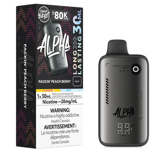 Flavour Beast Alpha 80K - Packin' Peach Berry