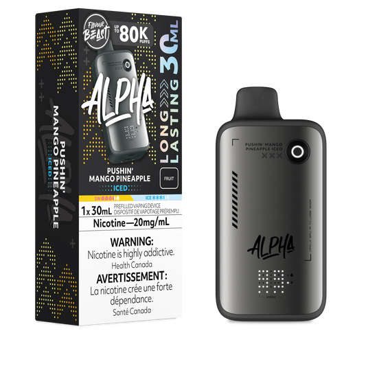 Flavour Beast Alpha 80K - Pushin' Mango Pineapple Iced