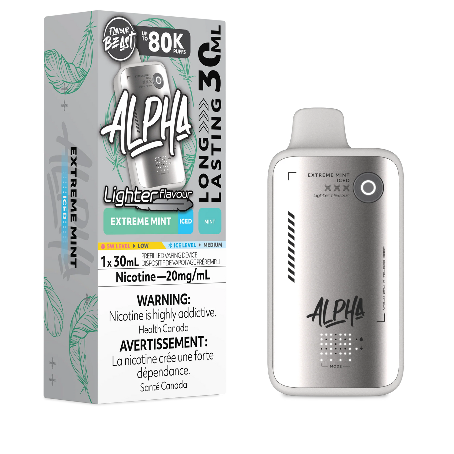 Flavour Beast Alpha 80K Disposable - Lighter Series