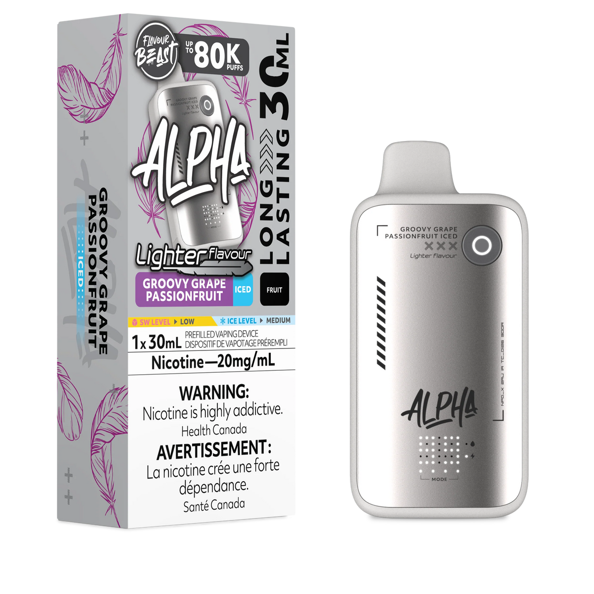 Flavour Beast Alpha 80K Disposable - Lighter Series