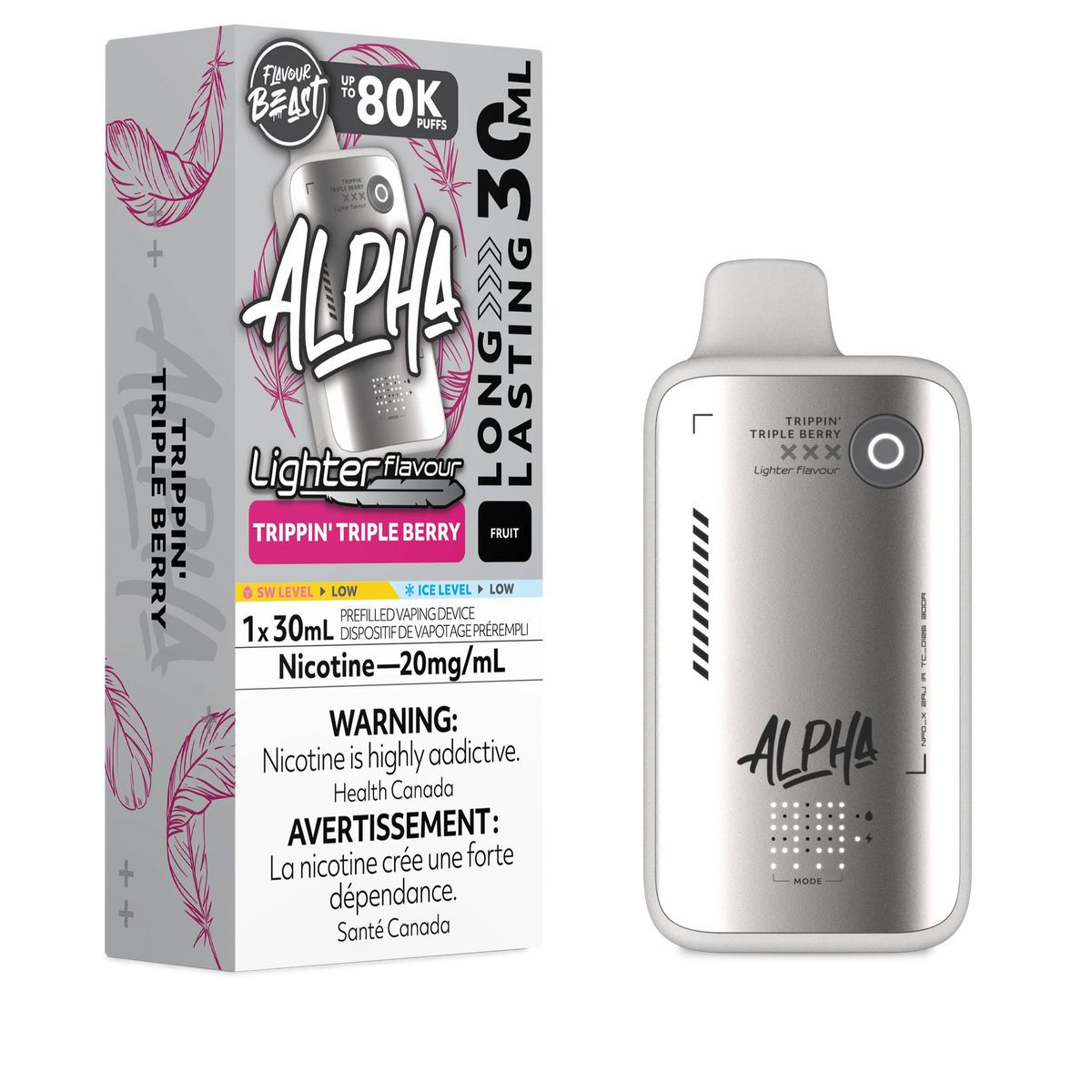 Flavour Beast Alpha 80K Disposable - Lighter Series